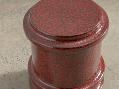 Pawn Side Table - Dark Red