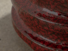 Pawn Side Table - Dark Red