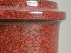 Pawn Side Table - Dark Red