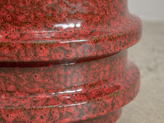 Pawn Side Table - Dark Red