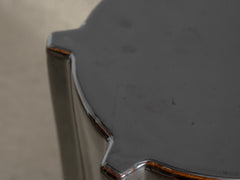Geometrical Pawn Side Table - Dark Brown