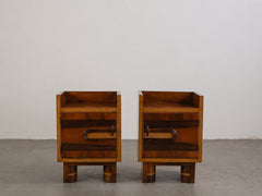 1930s Pair of Deco Bedsides