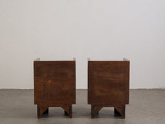 1930s Pair of Deco Bedsides
