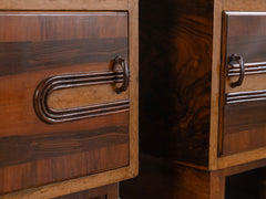 1930s Pair of Deco Bedsides