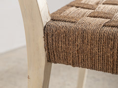 Augusto Romano Wood and Rope Armchair