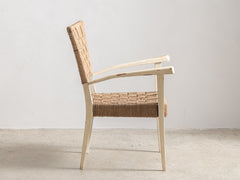 Augusto Romano Wood and Rope Armchair