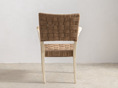 Augusto Romano Wood and Rope Armchair