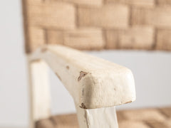 Augusto Romano Wood and Rope Armchair