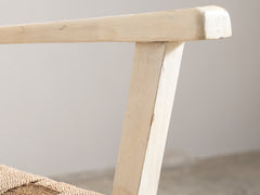 Augusto Romano Wood and Rope Armchair