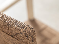 Augusto Romano Wood and Rope Armchair