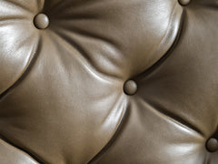 1970s Armchair in Spruce Leather