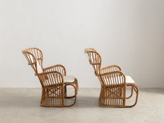 1960s Rattan Lounge Set