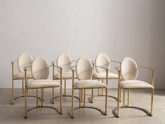 Belgo Chrome Armchair in Brass and Copper
