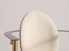 Belgo Chrome Armchair in Brass and Copper