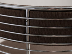 1970s Round Chrome Chair