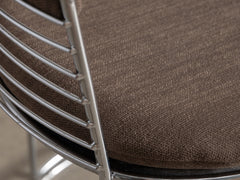 1970s Round Chrome Chair