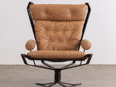 Sigurd Ressell Superstar Armchair in Biscotto Leather