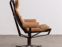 Sigurd Ressell Superstar Armchair in Biscotto Leather