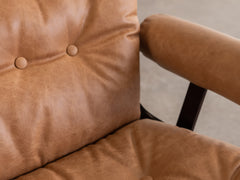 Sigurd Ressell Superstar Armchair in Biscotto Leather