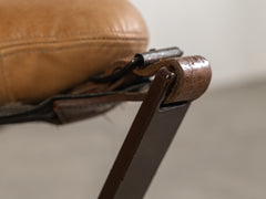 Sigurd Ressell Superstar Armchair in Biscotto Leather