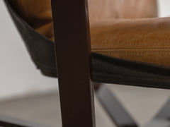 Sigurd Ressell Superstar Armchair in Biscotto Leather