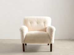 1960s Sheepskin Armchair