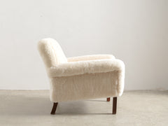 1960s Sheepskin Armchair