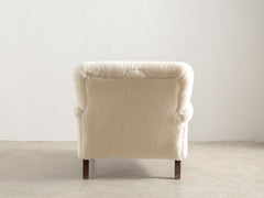 1960s Sheepskin Armchair