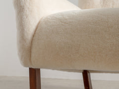 1960s Sheepskin Armchair
