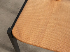 1960s Wicker & Oak Dining Chair