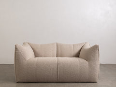 2 Seater Le Bambole Sofa for B&B Italia in Nougat Boucle
