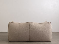 2 Seater Le Bambole Sofa for B&B Italia in Nougat Boucle
