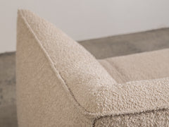 2 Seater Le Bambole Sofa for B&B Italia in Nougat Boucle