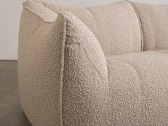 2 Seater Le Bambole Sofa for B&B Italia in Nougat Boucle