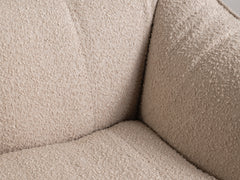 2 Seater Le Bambole Sofa for B&B Italia in Nougat Boucle