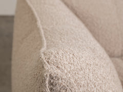 2 Seater Le Bambole Sofa for B&B Italia in Nougat Boucle