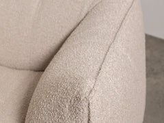 2 Seater Le Bambole Sofa for B&B Italia in Nougat Boucle