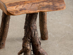 Italian Wooden Stool 01