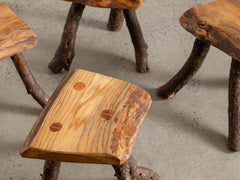 Italian Wooden Stool 04