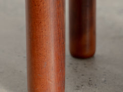 1960's Italian Stool in Jungle Rust