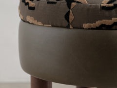 1960's Italian Stool in Tiger Beat