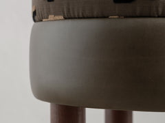 1960's Italian Stool in Tiger Beat