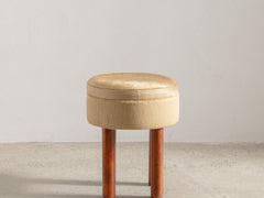 1960s Italian Stool in Capelli Hide