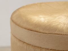 1960s Italian Stool in Capelli Hide