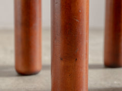 1960s Italian Stool in Capelli Hide