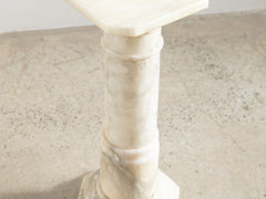 Alabaster Gun Barrel Pedestal