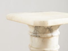 Alabaster Gun Barrel Pedestal