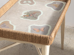 Augusto Romano Wood and Rope Table