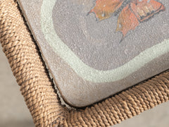 Augusto Romano Wood and Rope Table