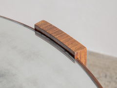 1930s Rosewood and Mirror Coffee Table